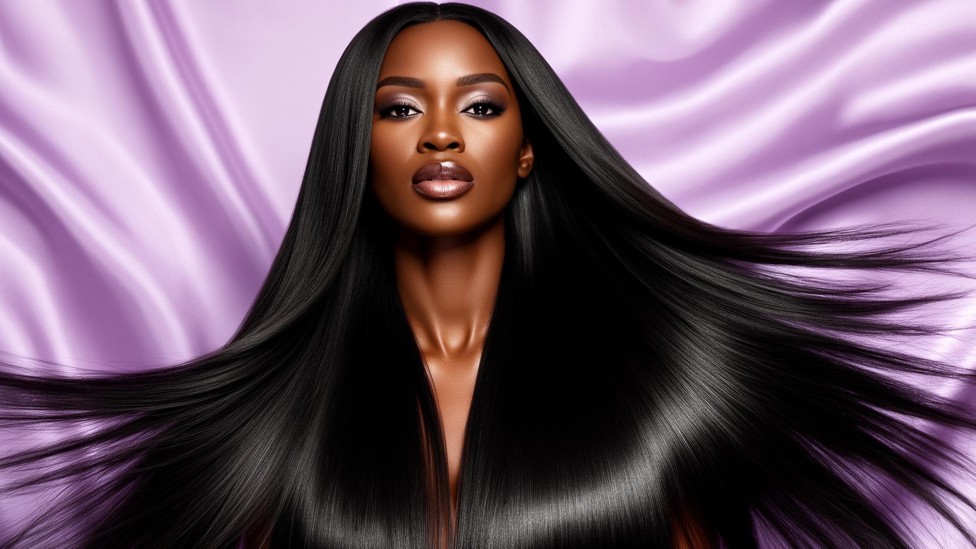 Luxury flowing hair extensions
